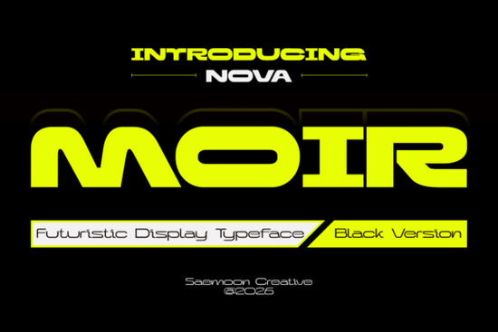 Nova Moir Font